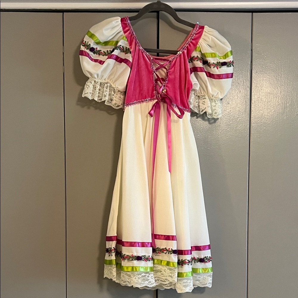 Revolution Pink and cream Kids Costume/Dance dress